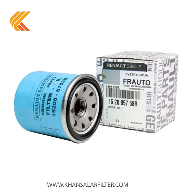 فیلتر روغن رنو کد 15 20 857 58R طرح اصلی