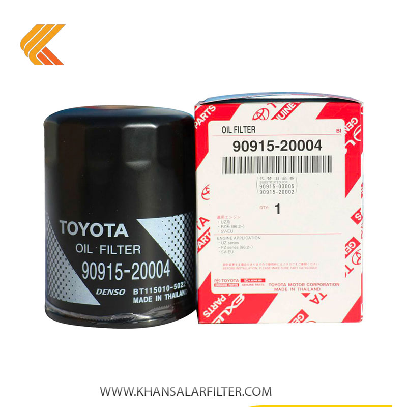 قیمت و خرید فیلتر روغن تویوتا کد TOYOTA 90915-20004 طرح اصلی ایرانی | فروشگاه خان سالار